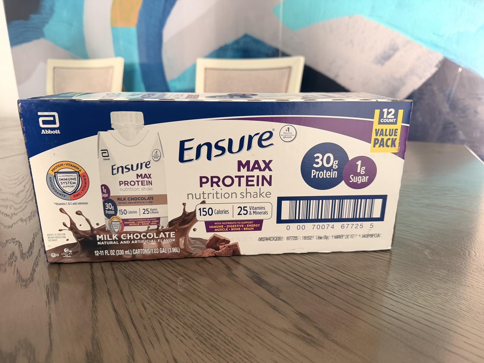 Ensure Max Protein Milk Chocolate Shake, 30g High Protein, 12 Pack customer photo 2