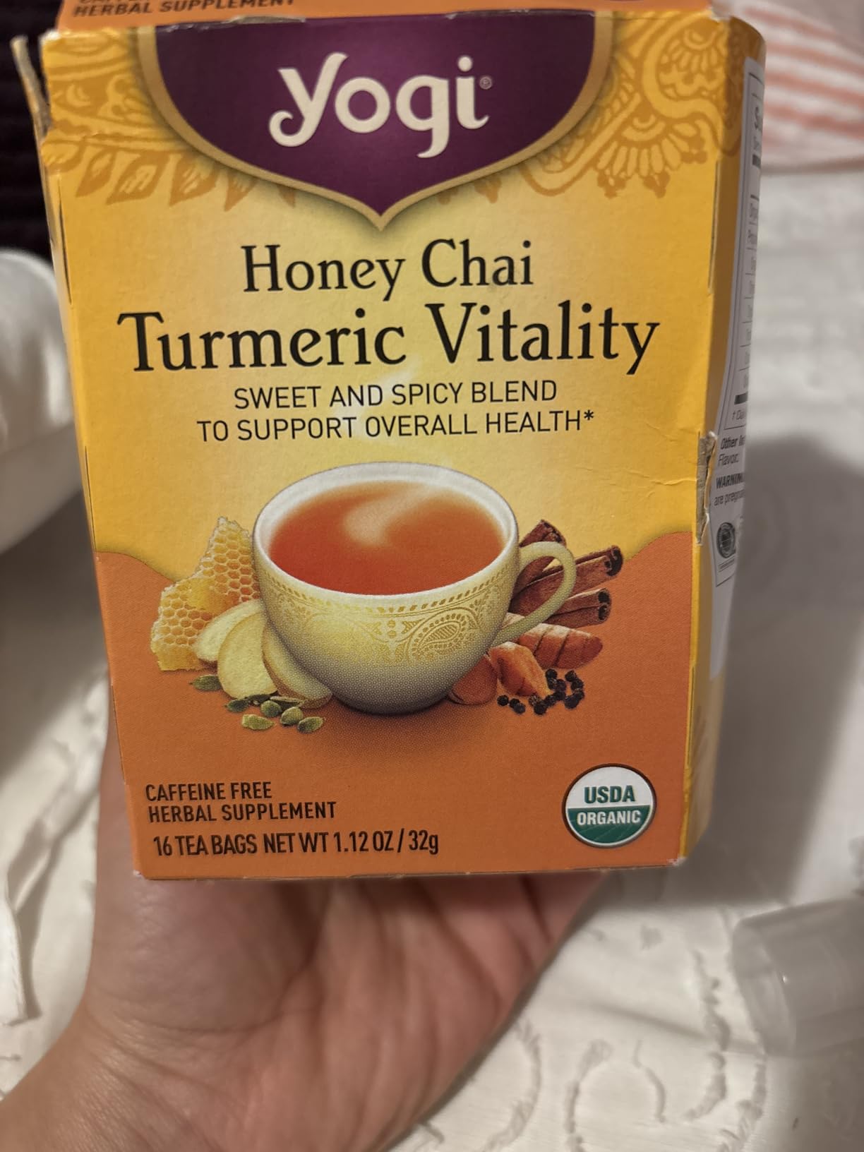 Yogi Tea, Honey Chai Turmeric Vitality, 16 ct customer photo 1