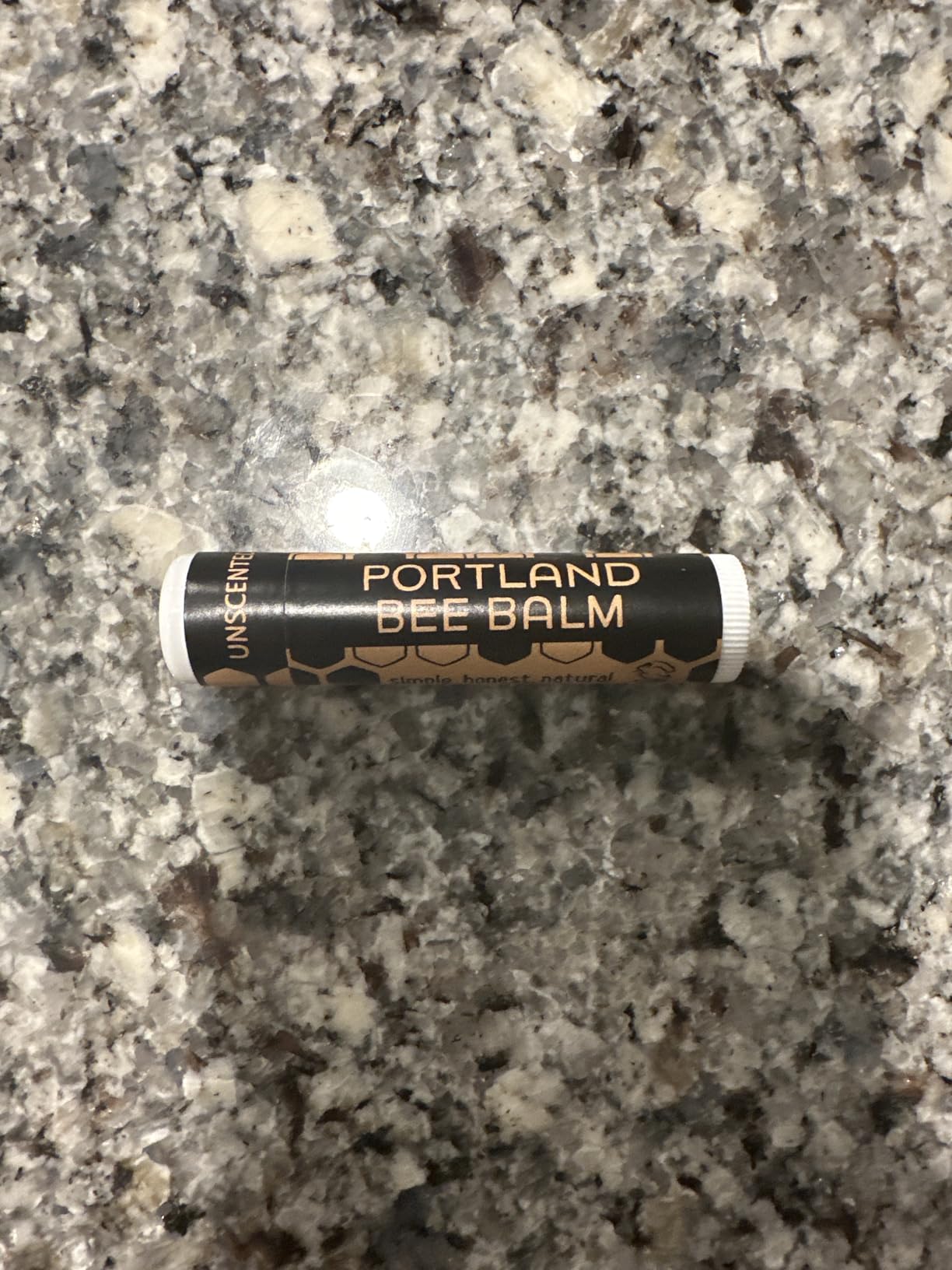 Portland Bee Balm All Natural Handmade Beeswax Based Lip Balm, Unscented 3 Count customer photo 1