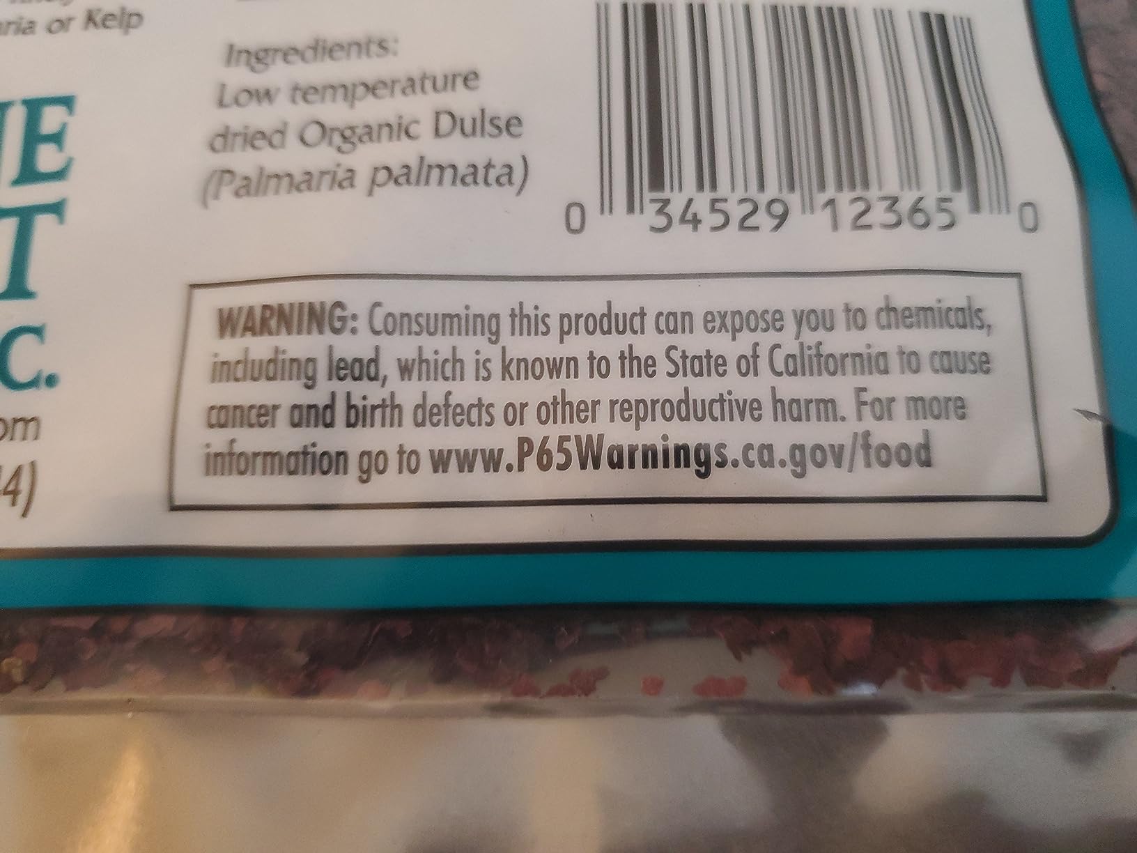 Dulse Flakes - Certified Organic- Sea Vegetables, washed, Pure Vegan- Maine Coast 4oz. (Pack OF 2) customer photo 1