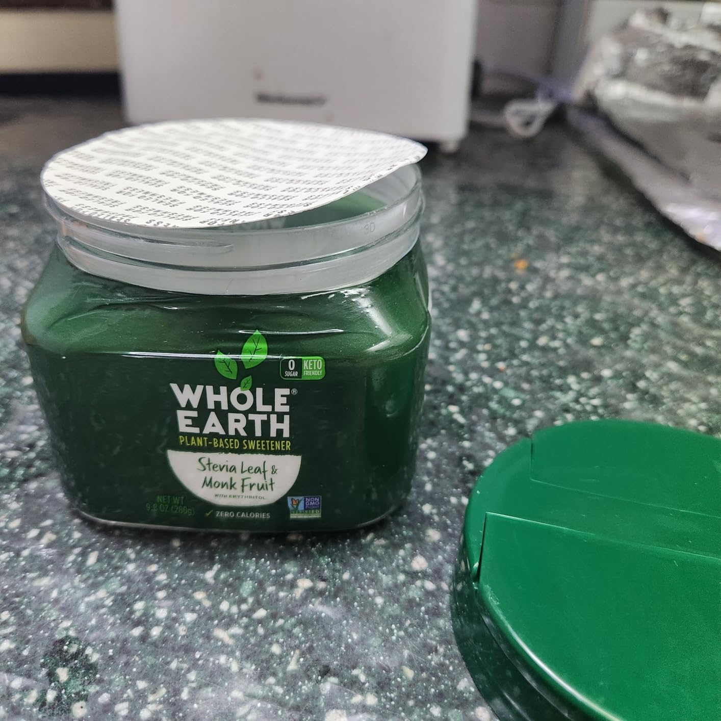 Whole Earth Stevia and Monk Fruit Plant-Based Sweetener, 9.8 Ounce Jar customer photo 2