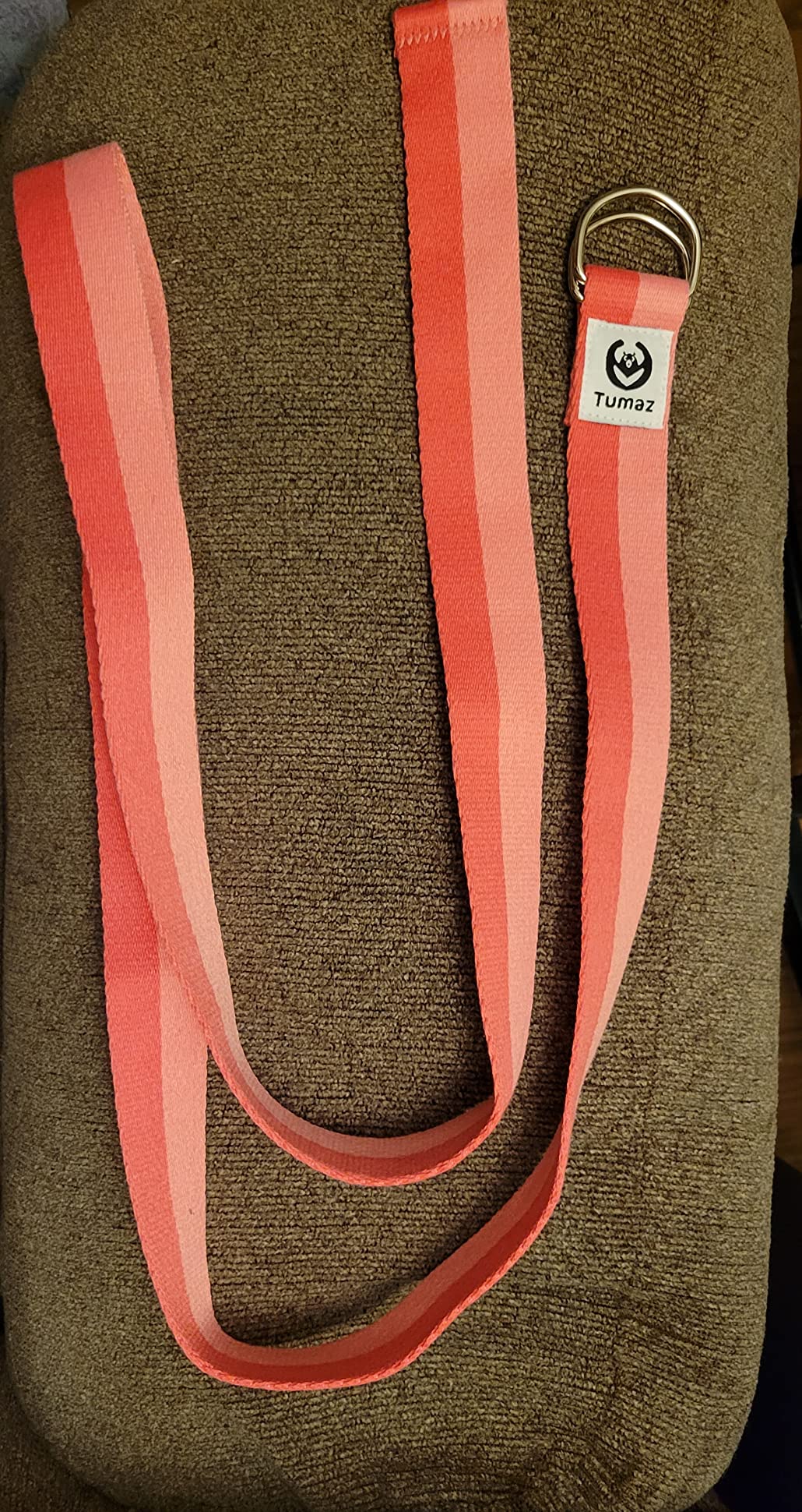 Tumaz Yoga Strap/Stretch Bands with Extra Safe Adjustable D-Ring Buckle, Durable and Comfy Delicate Texture - Best for Daily Stretching, Physical Therapy, Fitness customer photo 2