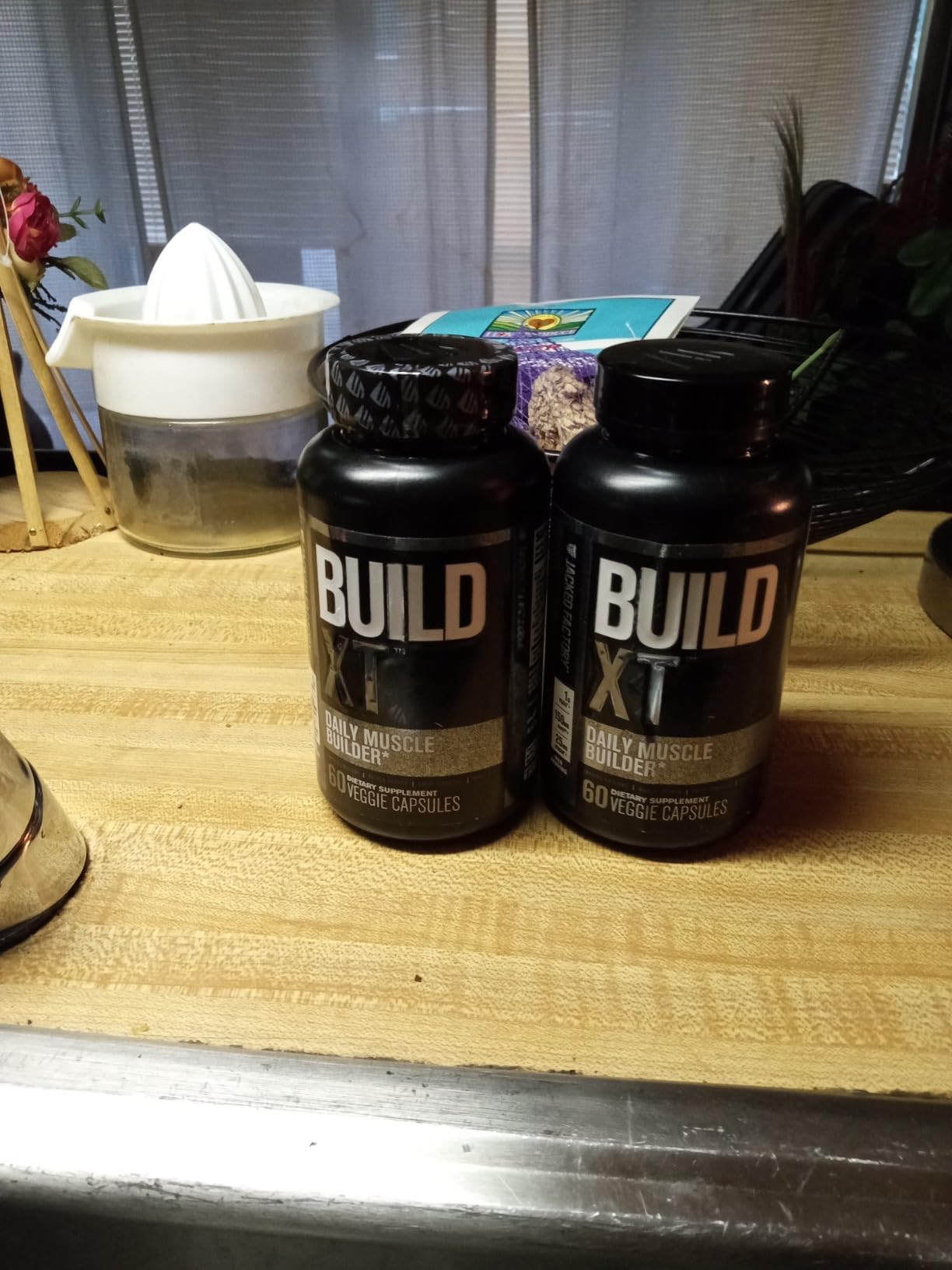 Jacked Factory Build-XT Daily Muscle Builder & Performance Enhancer - Muscle Building Supplement for Muscular Strength & Growth | Trademarked Ingredients Peak02, ElevATP, & Astragin - 60 Veggie Pills customer photo 1