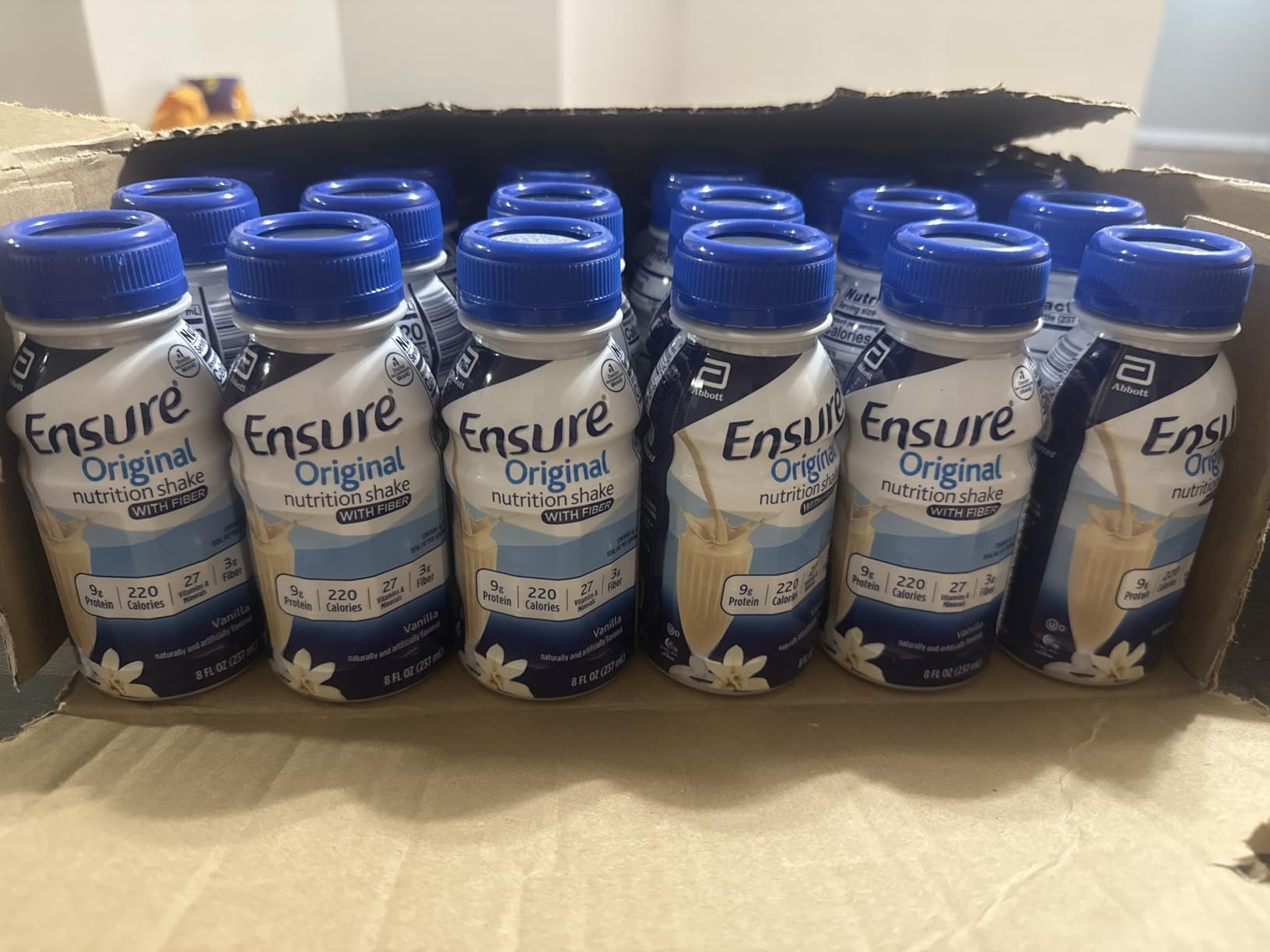 Ensure Original Vanilla Nutrition Shake With Fiber, 24 Pack customer photo 2