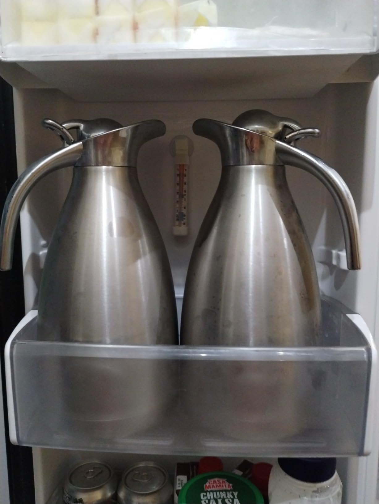 Sumerflos 68 Oz Stainless Steel Coffee Thermal Carafe/Double Walled Vacuum Thermos Insulated / 12 Hour Heat Retention (Silver) customer photo 1