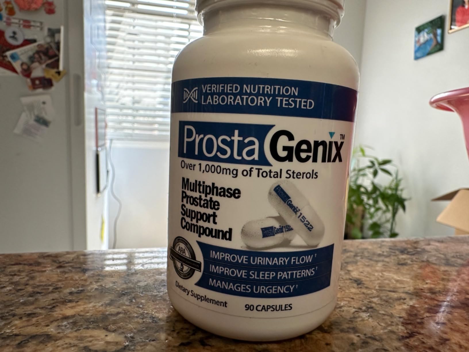 ProstaGenix Multiphase Prostate Supplement - Over 1 Million Sold - End Nighttime Bathroom Trips, Urgency, & More. 90 Capsules customer photo 2