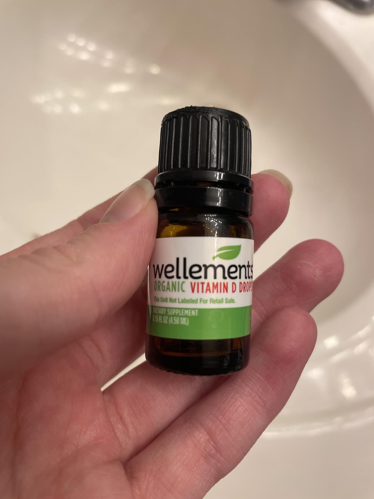 Wellements Baby Organic Vitamin D Drops for Infants & Toddlers (90-Day Supply) - Certified Newborn+ Liquid Vitamin D3 Drops, Support Healthy Growth & Bone Development 400 IU per Drop (1 Drop Daily) customer photo 1