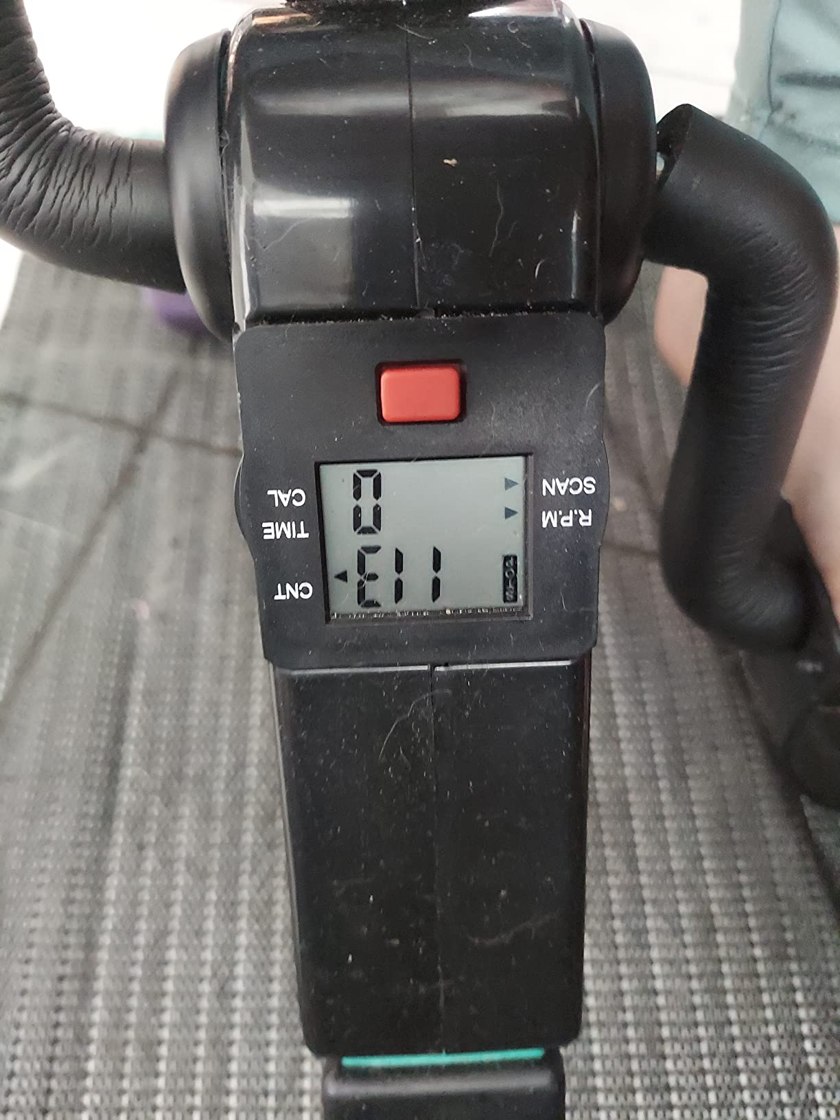 Folding Pedal Exerciser, Mini Under Desk Bike - Portable Foot Hand Cycle Peddler Machine Bicycle Exerciser for Arm Leg While Sitting customer photo 2
