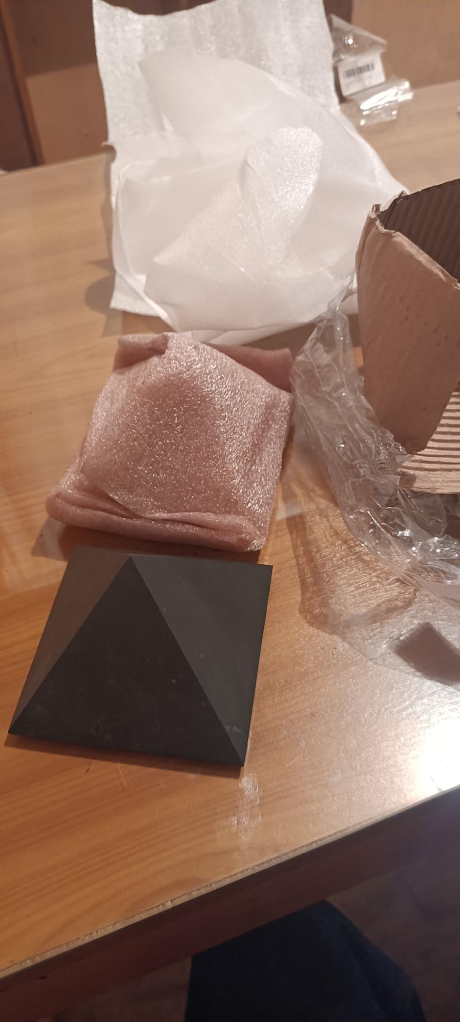Authentic Shungite Pyramid Polished 2
