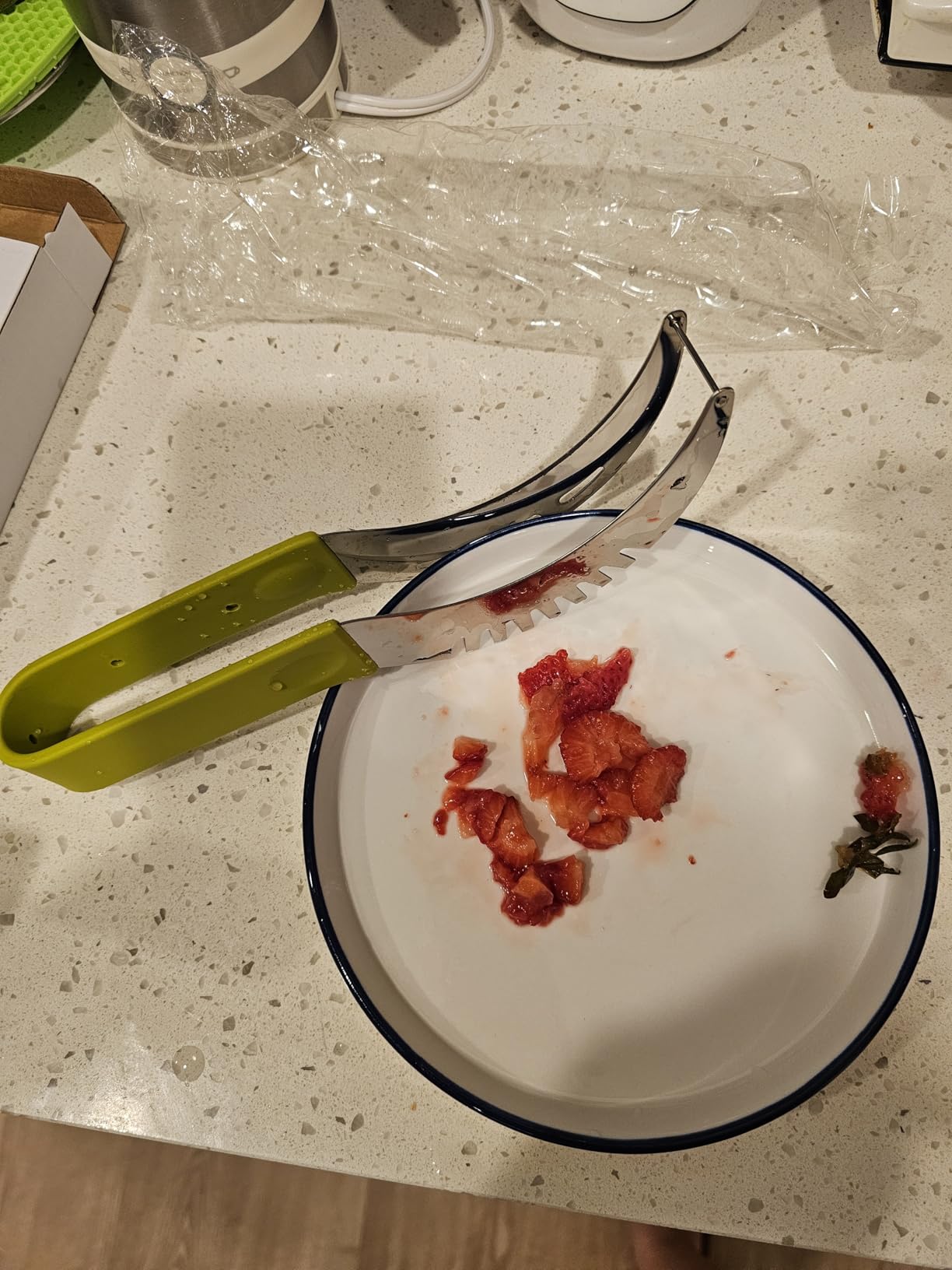Avocado Slicer Tool 3 in 1 - Food-Grade Plastic Cutter, Peeler & Pit Remover for Easy Slicing, Scooping & Quick Food Prep - Easy to Use Avocado Peeler Tool | Durable Ergonomic Design Kitchen Gadget customer photo 1