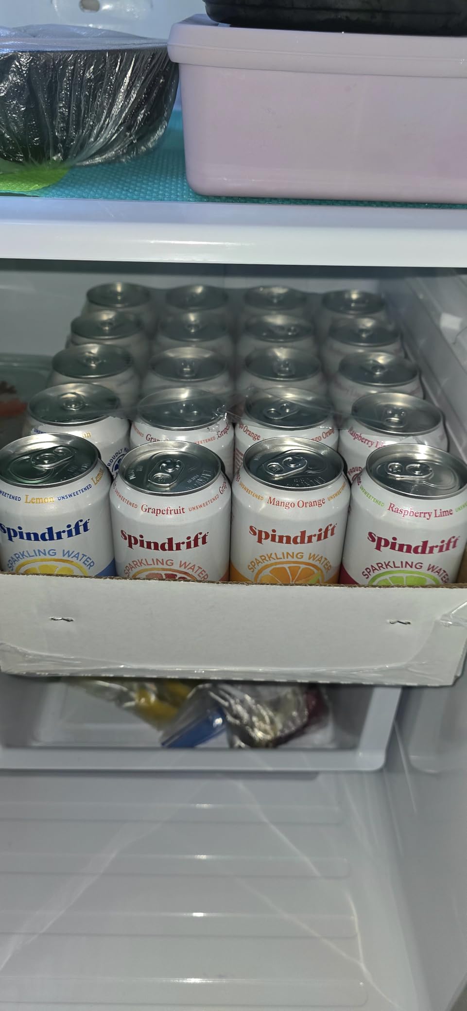 Spindrift Sparkling Water, 4 Flavor Variety Pack, Made with Real Squeezed Fruit, 12 Fl Oz (Pack of 20) customer photo 1