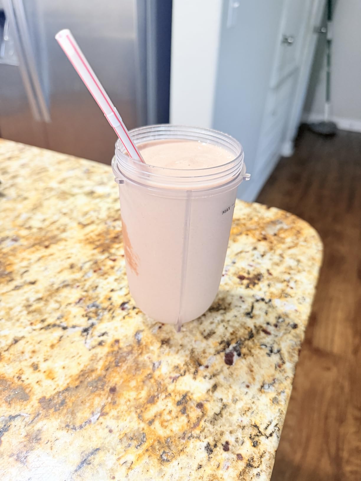 TrueFit Grass-Fed Whey Protein Powder with Fiber for Meal Replacement Shake, Chocolate customer photo 1