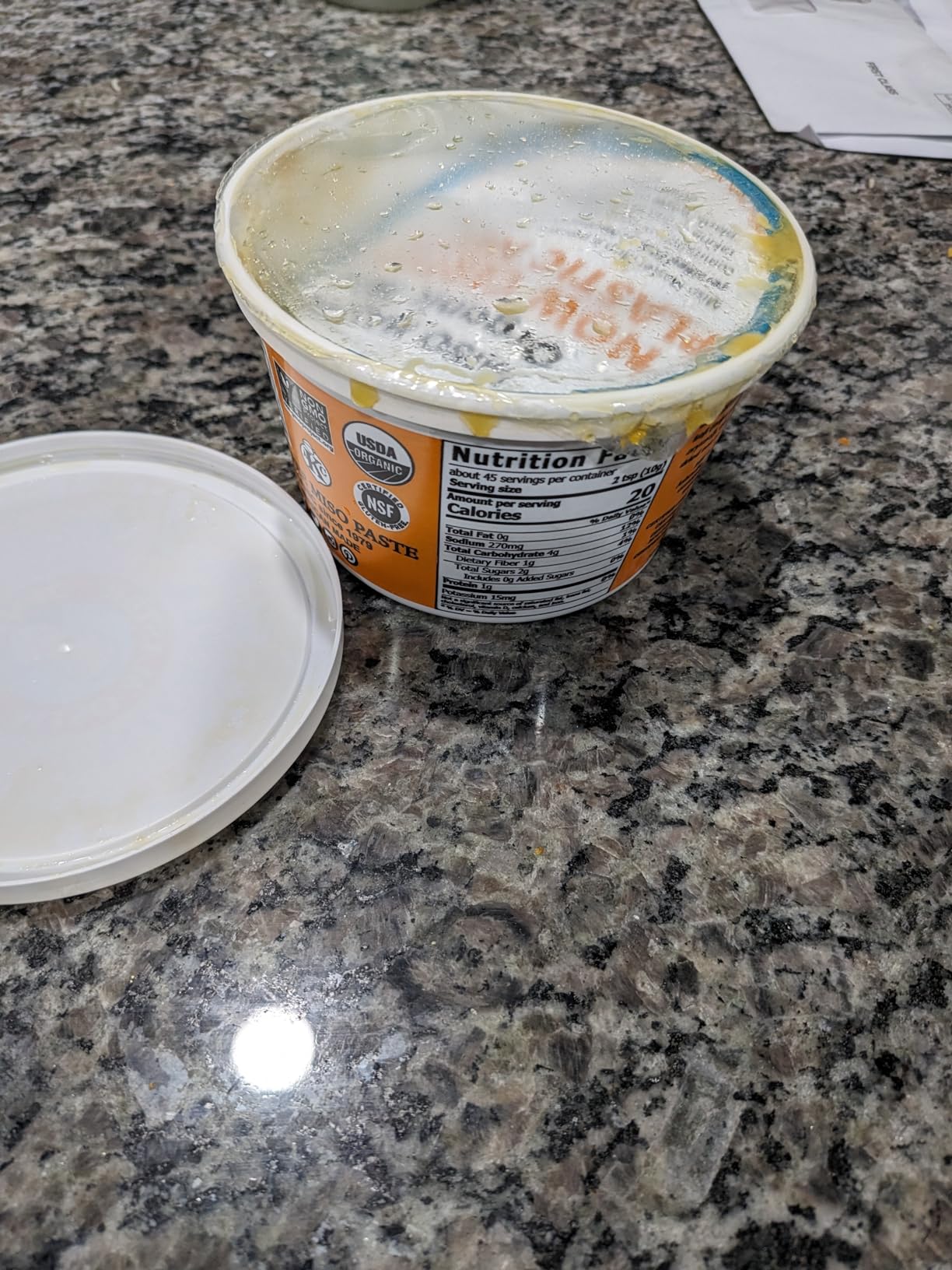 Miso Master Organic Chickpea Miso, Soy-Free, Gluten-Free, Organic, Non-GMO, Vegan, Kosher, Vegan White Miso Paste, 16 oz tub customer photo 1