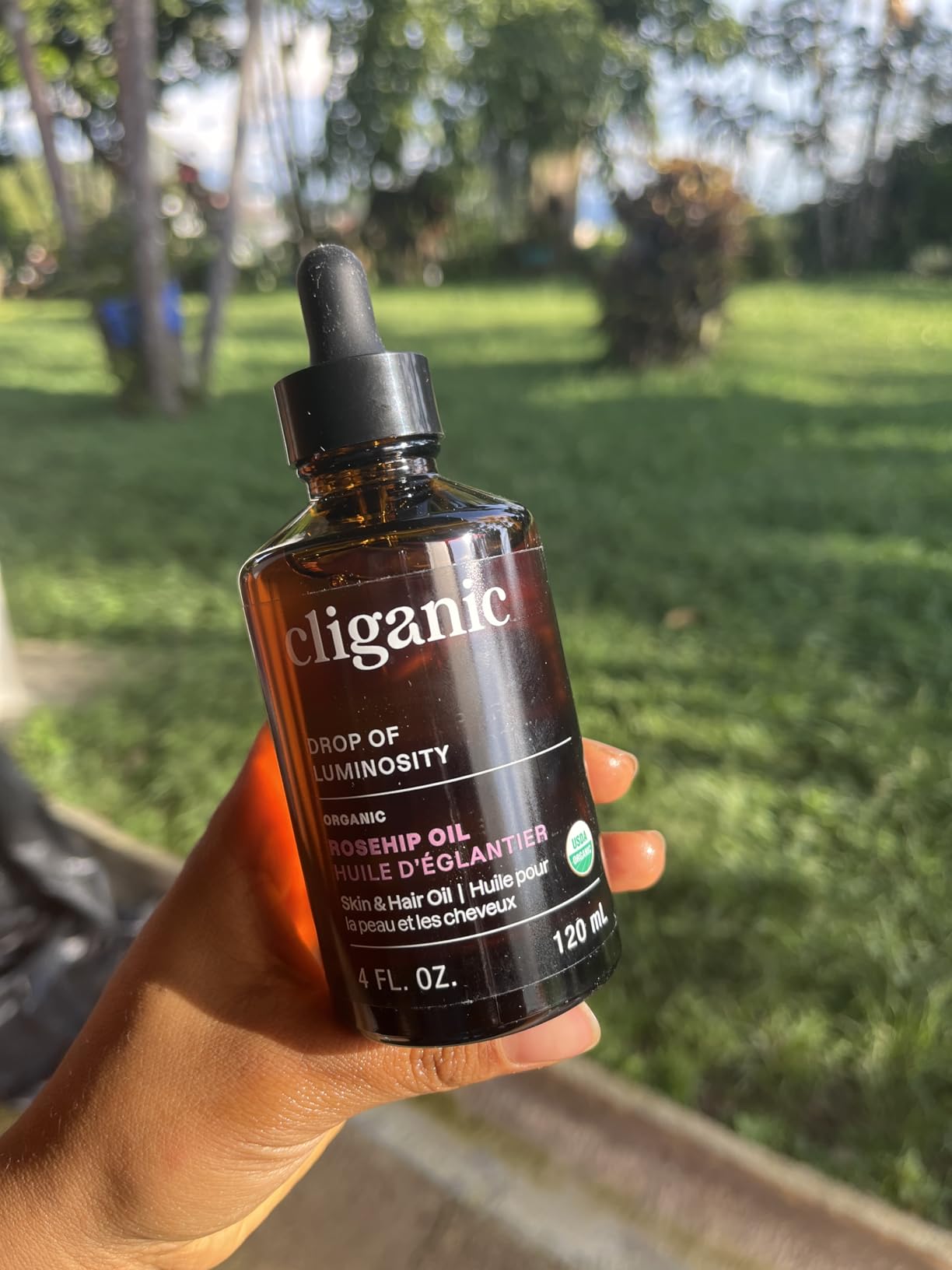 Cliganic Organic Rosehip Seed Oil for Face, 100% Pure | Natural Cold Pressed Unrefined Non-GMO | Carrier Oil for Skin, Hair & Nails customer photo 1