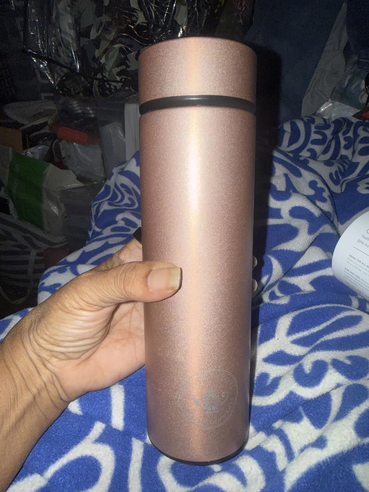Teabloom - The ORIGINAL All-Brew Travel Tumbler & Thermos | OPRAH’s Favorite | 16oz/480ml Stainless Steel Insulated Water Bottle/Tea Flask/Cold Brew Coffee Mug customer photo 2