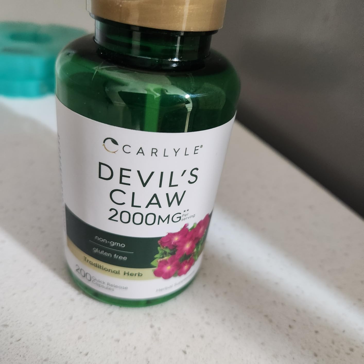 Carlyle Devil's Claw Herbal Supplement | 200 Capsules | Non-GMO & Gluten Free Formula customer photo 1