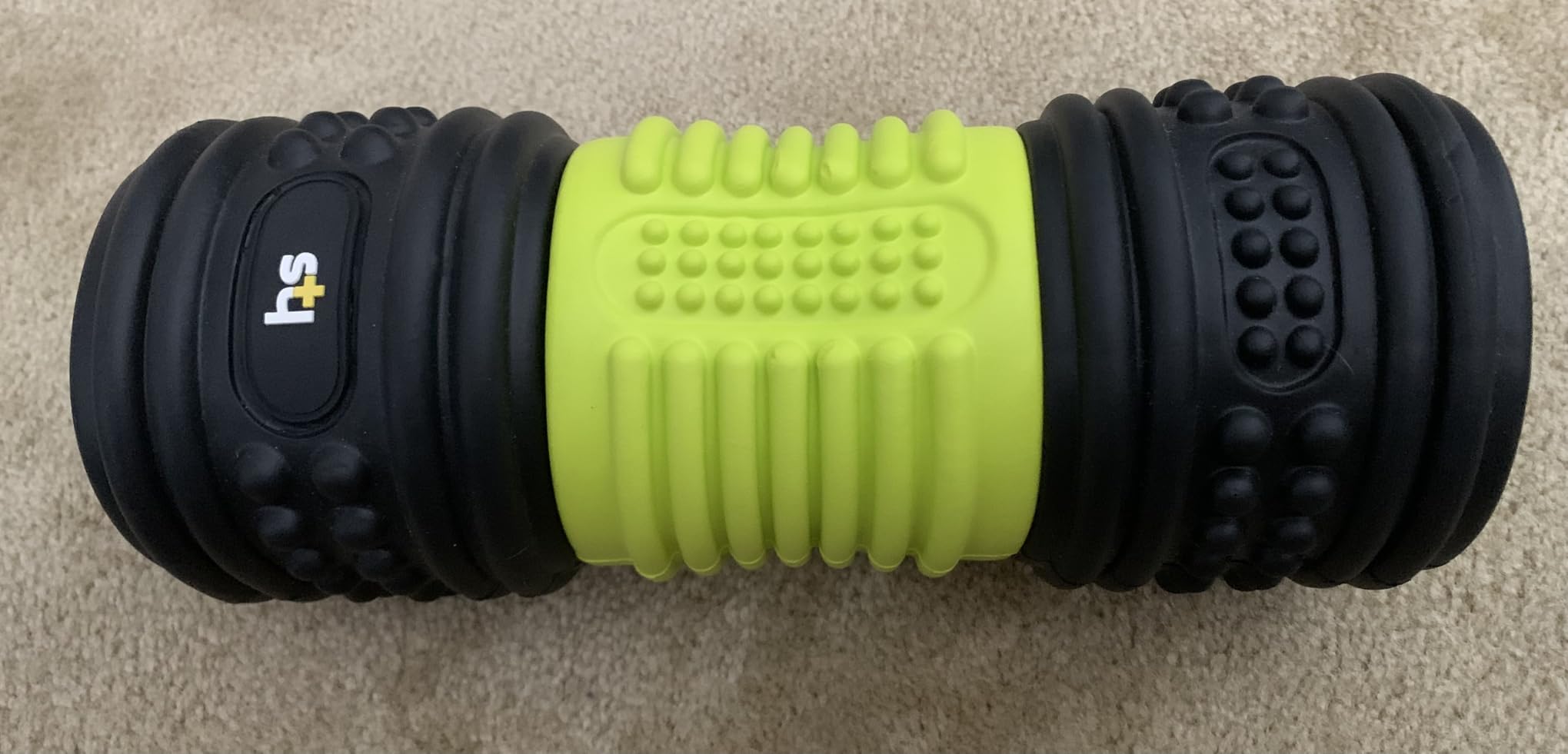 HealthSmart 4-Speed Vibrating Exercise Roller Foam FSA/HSA Eligible - Deep Tissue Massage Muscle Recovery & Pain Relief for Full Body | Electric foam Roller for Physical Therapy & Workout customer photo 1
