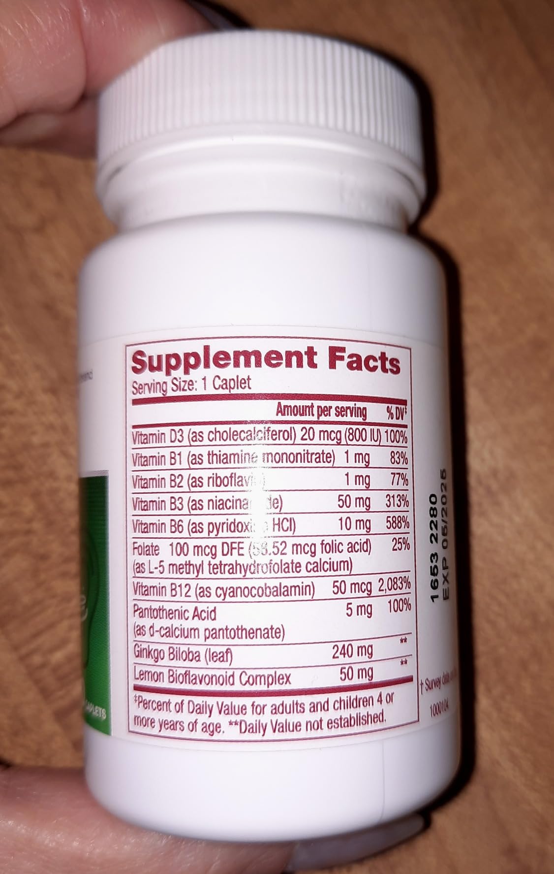 LIPO Balance Support Supplement for Dizziness & Vertigo - Inner Ear Health & Circulation Formula with Ginkgo Biloba, Vitamin D & B Complex - Supports Balance & Stability - 30 Ct customer photo 1