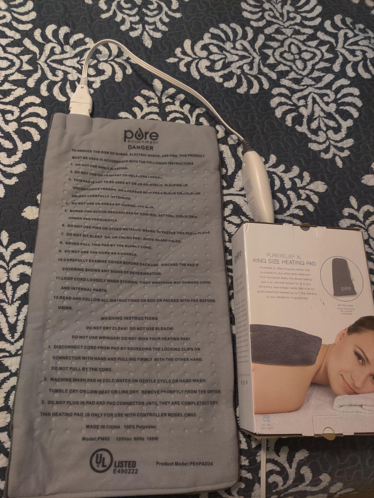 Pure Enrichment PureRelief Deluxe Heating Pad (12