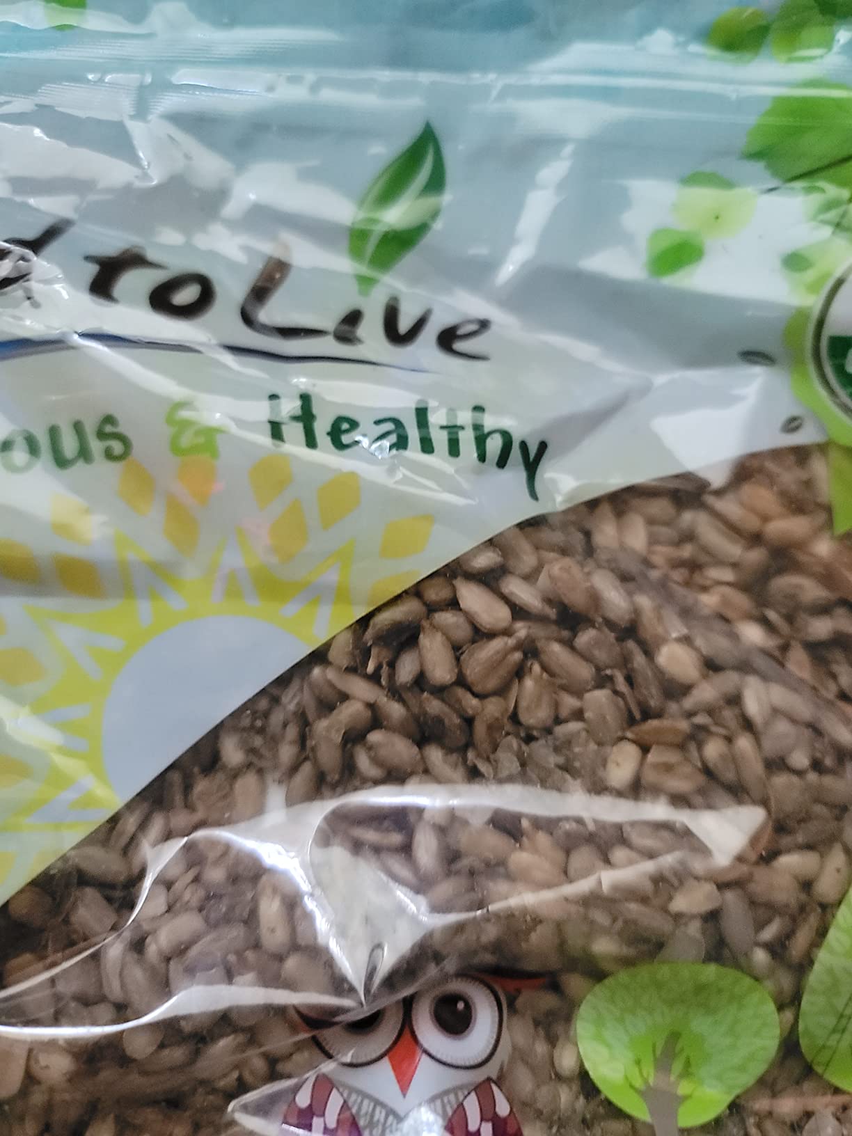 Food to Live Organic Sprouted Sunflower Seeds, 2 Pounds - Non-GMO, Kosher, No Shell, Unsalted, Raw Kernels, Vegan Superfood, Sirtfood, Bulk customer photo 1