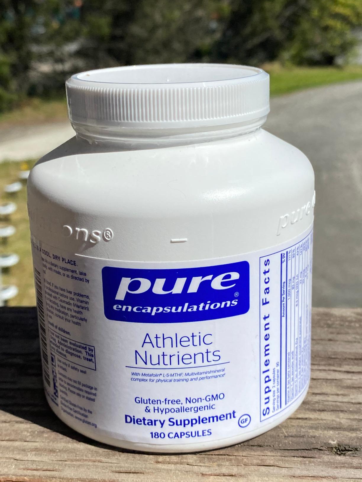 Pure Encapsulations Athletic Nutrients | Multivitamin/Mineral Complex for Exercise Performance and Training | 180 Capsules customer photo 1