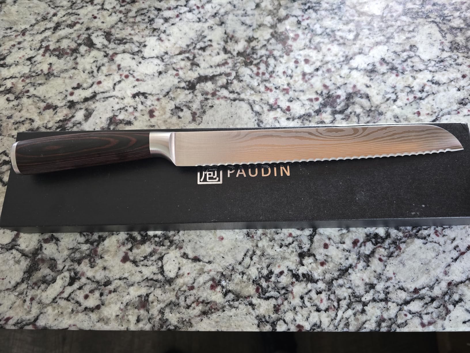 PAUDIN Paring Knife, 3.5 Inch Fruit Knife, High Carbon 5Cr15Mov Stainless Steel Forged Paring Knife, Ultra Sharp Small Kitchen Knife, Ergonomic Wooden Handle customer photo 1