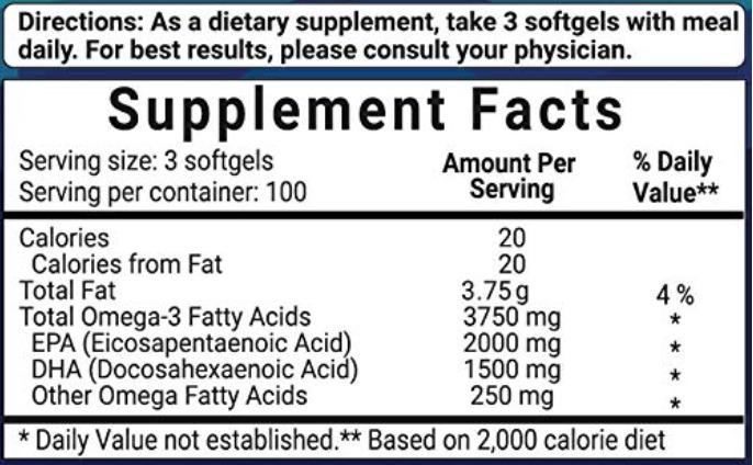 Micro Ingredients Triple Strength Omega 3 Fish Oil Supplements 4200mg Per Serving, 240 Softgels - Lemon Flavored - Burpless | EPA 1200mg + DHA 900mg customer photo 2