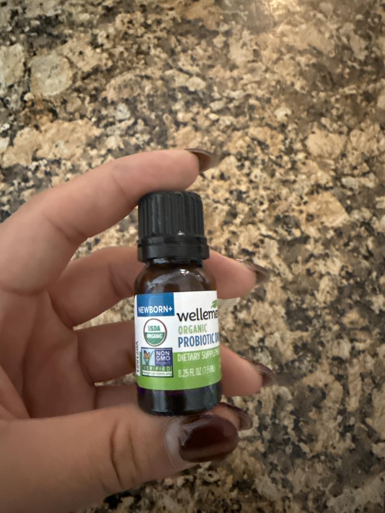 Wellements Organic Baby Probiotic Drops (0.25 Fl Oz) - Digestive & Immune Support for Infants - Toddler Probiotic Helps with Newborn+ Gut Health, Gas, Constipation & Colic Support - Preservative Free customer photo 1