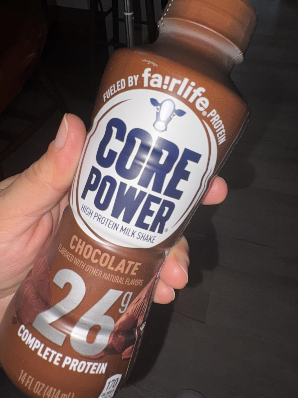 Core Power Fairlife 26g Protein Milk Shakes, Liquid Ready To Drink for Workout Recovery, Chocolate, 14 Fl Oz Bottle (Pack of 12) customer photo 2