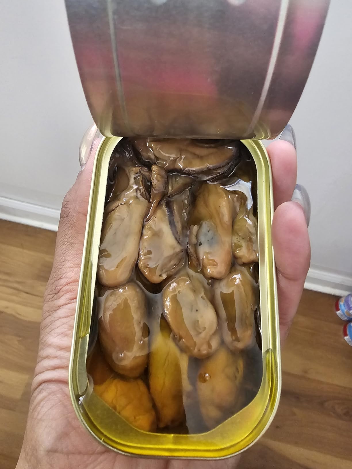 Otter Kingdom Premium Smoked Oysters in Pure Olive Oil, 3-Ounce Cans (Pack of 12) customer photo 2