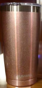 SUNWILL Travel Coffee Tumbler 20 oz, Insulated Mug with Lid, Stainless Steel Cup for Outdoor, Powder Coated Navy customer photo 1