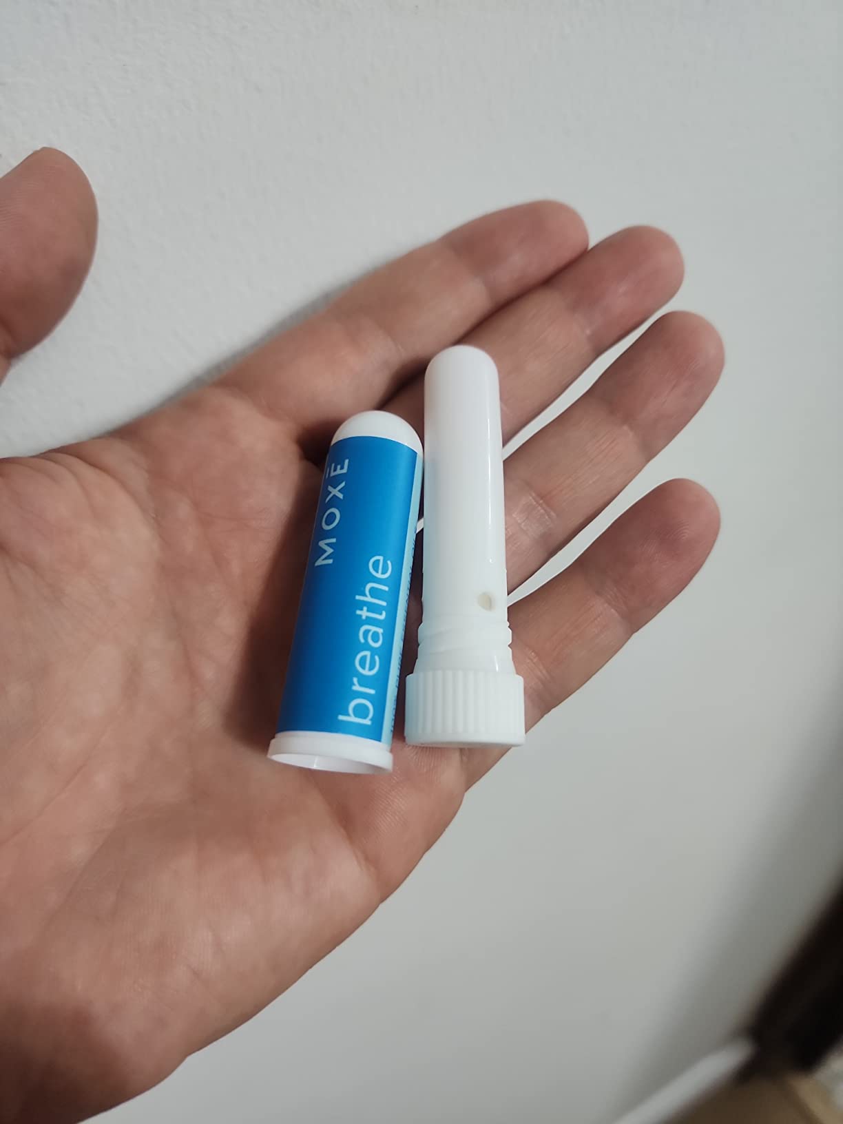 MOXE Breathe | Himalayan Salt Inhaler | Help Clear Congestion, Boost Focus and Improve Breathing | Natural Aromatherapy | Peppermint, Lavender and Tee Tree Essential Oil (3 Pack) customer photo 2