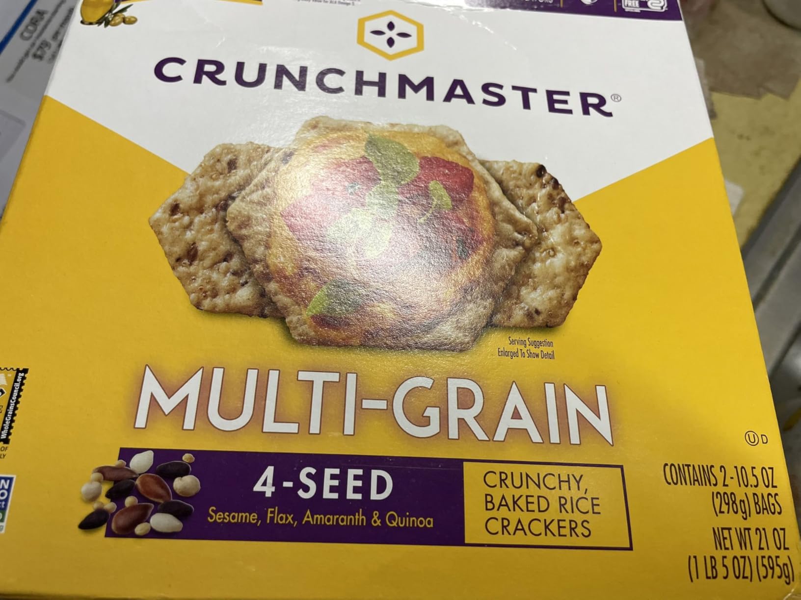 Crunchmaster Multi Grain Cracker, 21 Ounce customer photo 2