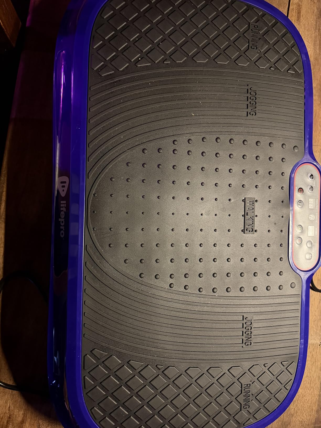 Lifepro Waver Vibration Plate Exercise Machine with 99 Speeds & 10 Presets | Resistance Bands, Non-Slip Surface, 330 lbs Capacity - Vibration Plate for Lymphatic Drainage, Body Toning, Full-Body Workout customer photo 2