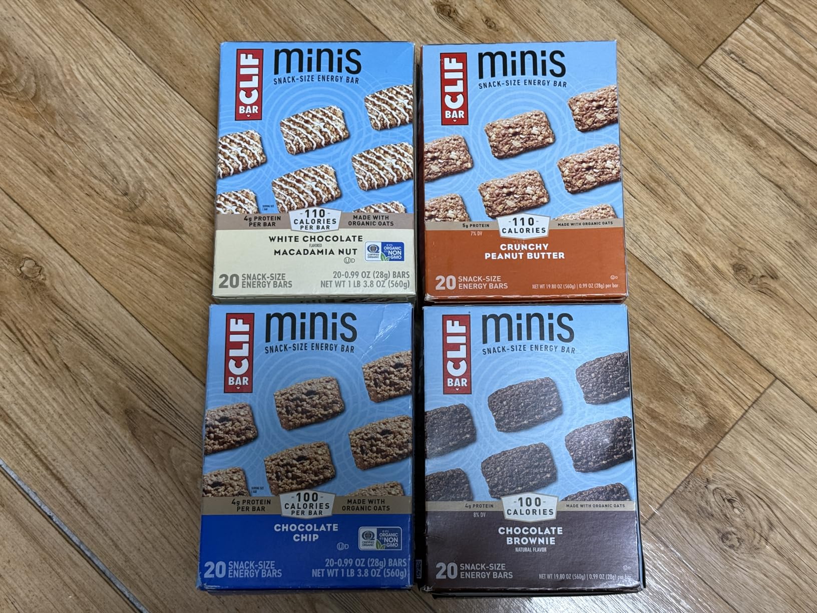 CLIF BAR Minis - Chocolate Chip - Made with Organic Oats - 4g Protein - Non-GMO - Plant Based - Snack-Size Energy Bars - 0.99 oz. (20 Pack) customer photo 2