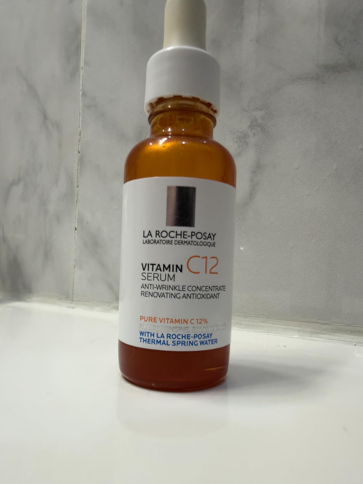 La Roche-Posay Pure 12% Vitamin C Serum For Face With Hyaluronic Acid & Salicylic Acid, Hydrating Face Serum, Boost Radiance & Reduce Wrinkles, 2 Formulas for Normal or Oily Skin Control customer photo 2