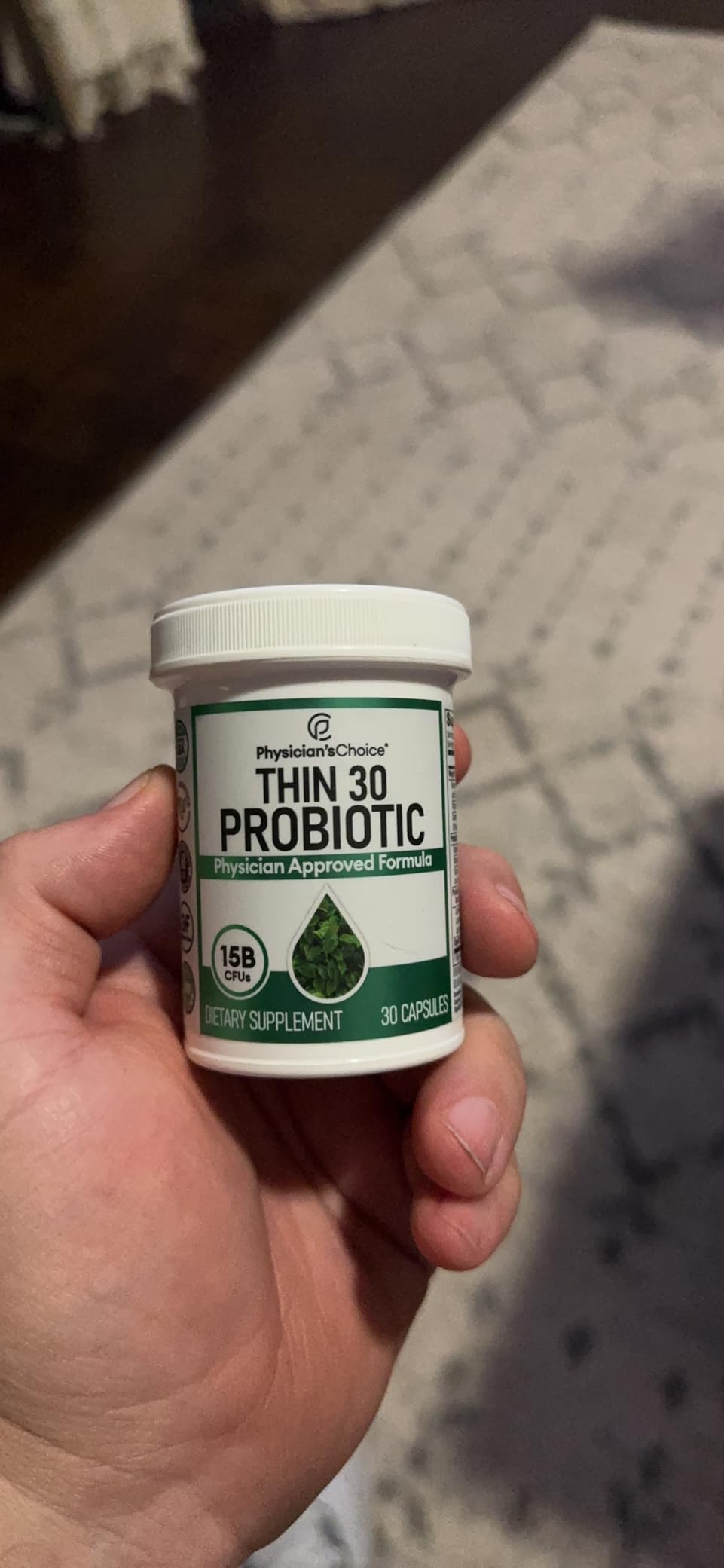 Physician's CHOICE Probiotics for Weight Management & Bloating - 6 Probiotic Strains - Prebiotics - Key ingredient Cayenne - Supports Gut Health - Weight Management for Women & Men - Green Tea - 30 CT customer photo 1