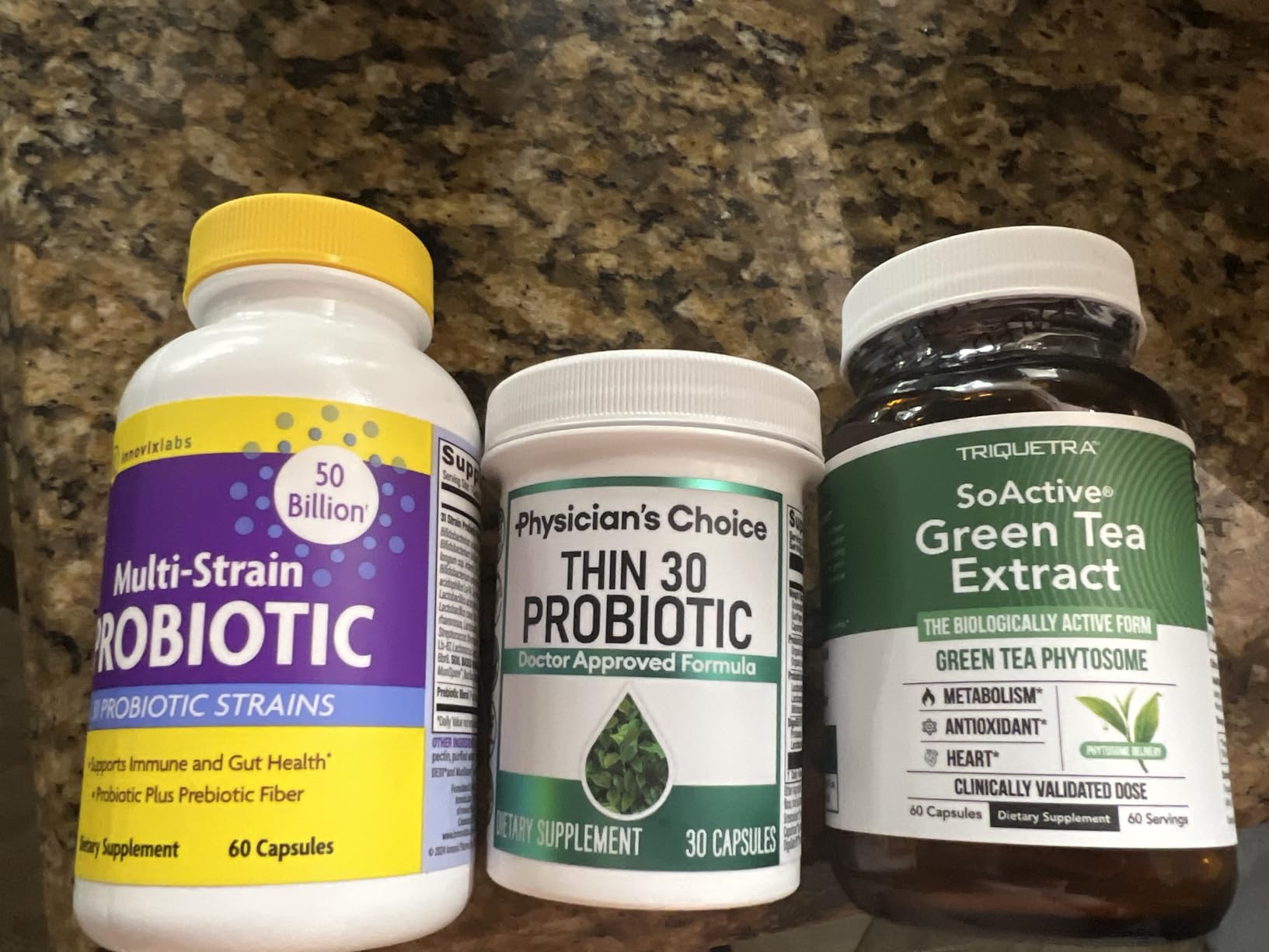 Physician's CHOICE Probiotics for Weight Management & Bloating - 6 Probiotic Strains - Prebiotics - Key ingredient Cayenne - Supports Gut Health - Weight Management for Women & Men - Green Tea - 30 CT customer photo 2