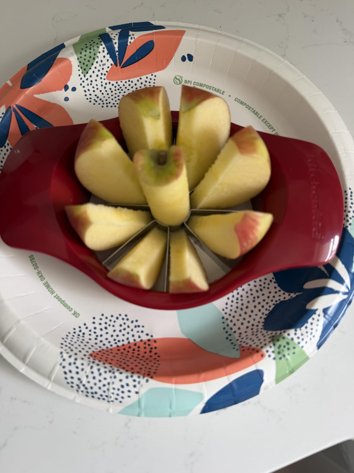 KitchenAid KE305OHERA Classic Fruit Slicer, Red customer photo 1