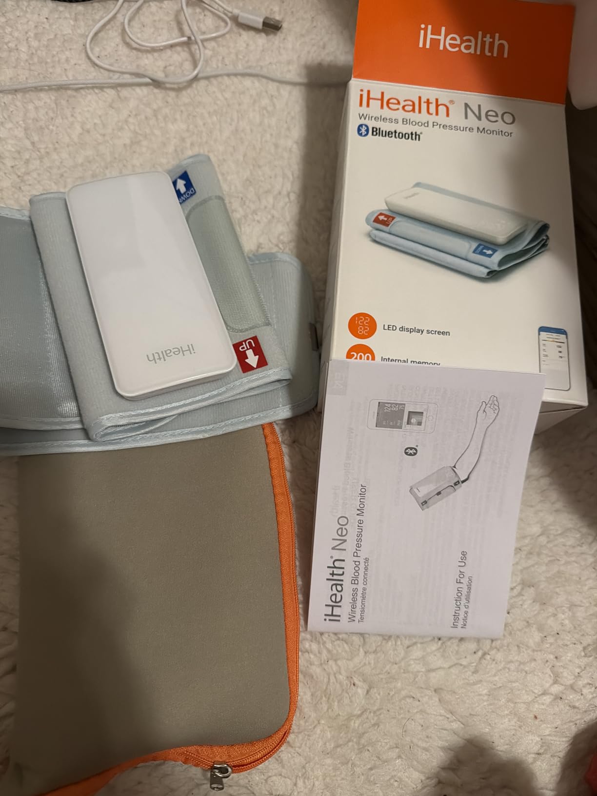 iHealth Neo Wireless Blood Pressure Monitor, Upper Arm Cuff, Bluetooth Blood Pressure Machine, Ultra-Thin & Portable, App-Enabled for iOS & Android customer photo 2