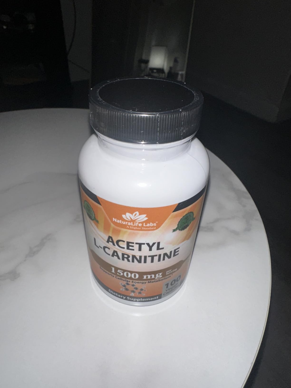 NaturaLife Labs Acetyl L-Carnitine (ALCAR) 1500 mg per Serving - 100 Capsules - Non-GMO, Gluten-Free, Vegan customer photo 2