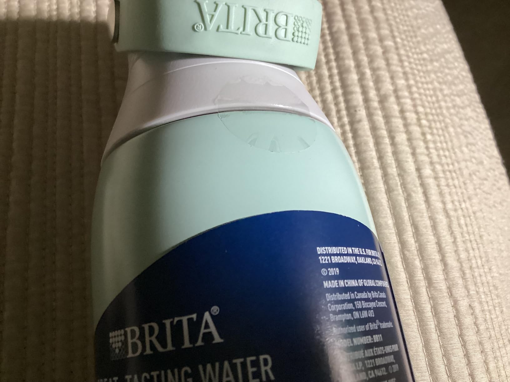 Brita Stainless Steel Premium Filtering Water Bottle, BPA-Free, Insulated, 20 oz, Glacier customer photo 2