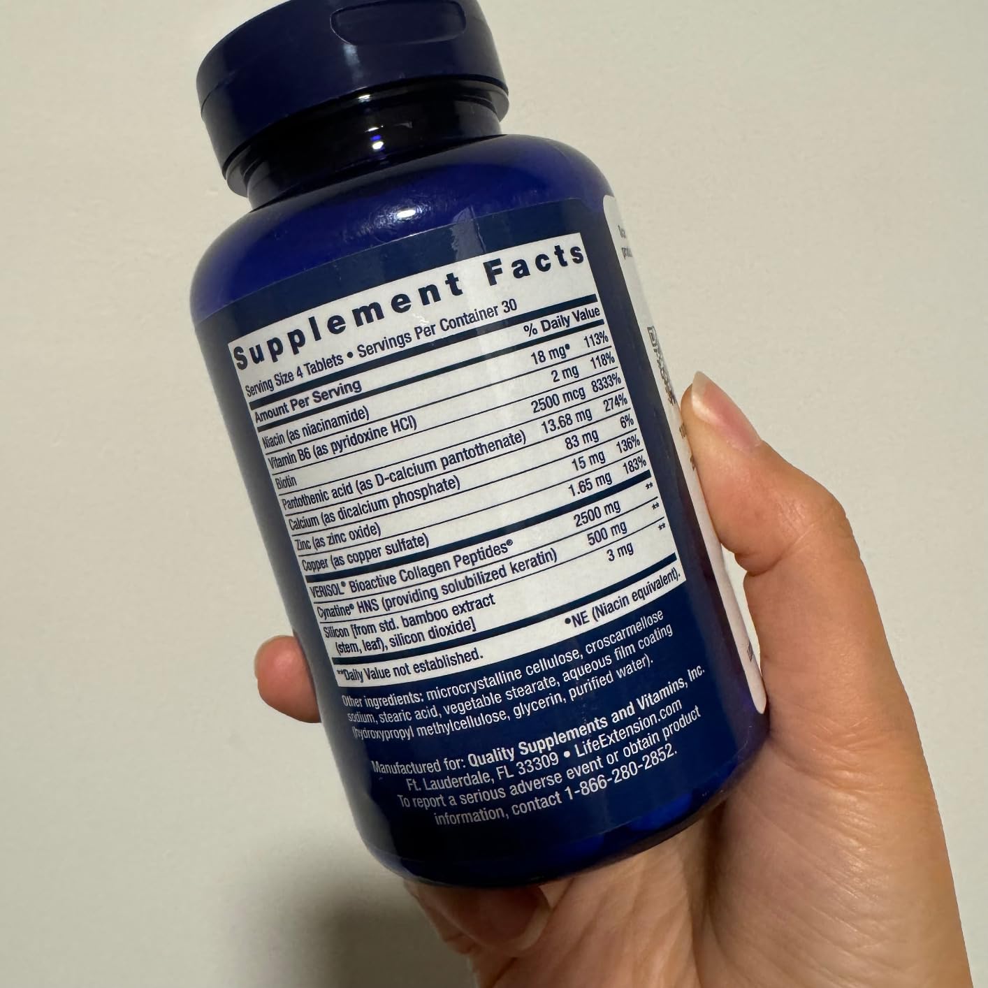 Life Extension Hair, Skin, & Nails- Collagen Plus, 120 Count customer photo 1