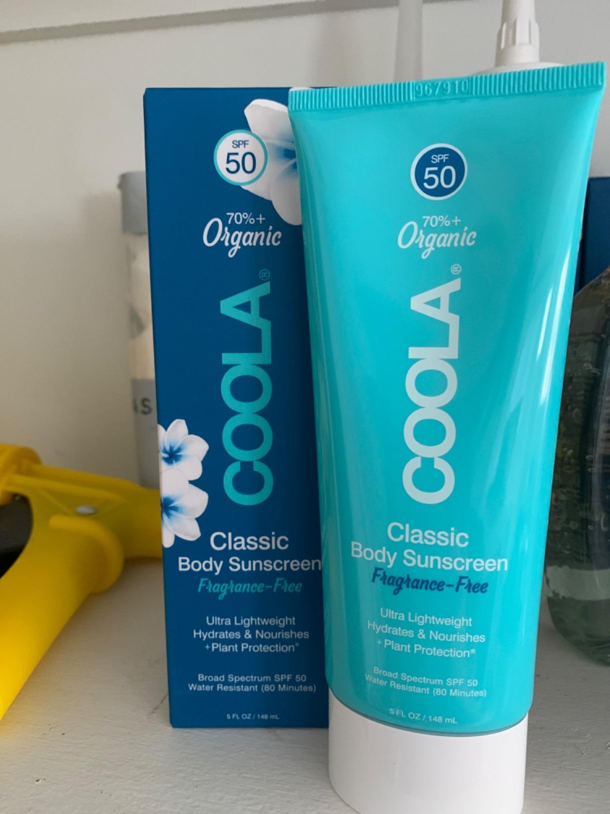 COOLA Organic Sunscreen SPF 50 Sunblock Body Lotion, Dermatologist Tested Skin Care for Daily Protection, Vegan and Gluten Free, Fragrance Free, 5 Fl Oz customer photo 1