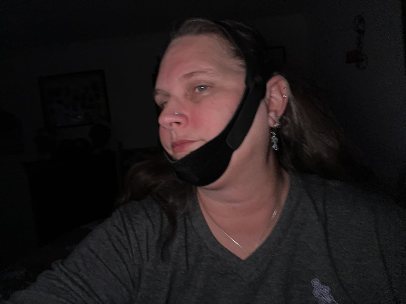 Anti Snoring Chin Strap for Men and Women CPAP Users - Chin Strap for Sleeping - Effective Snore Solution for Excessive Snoring customer photo 1