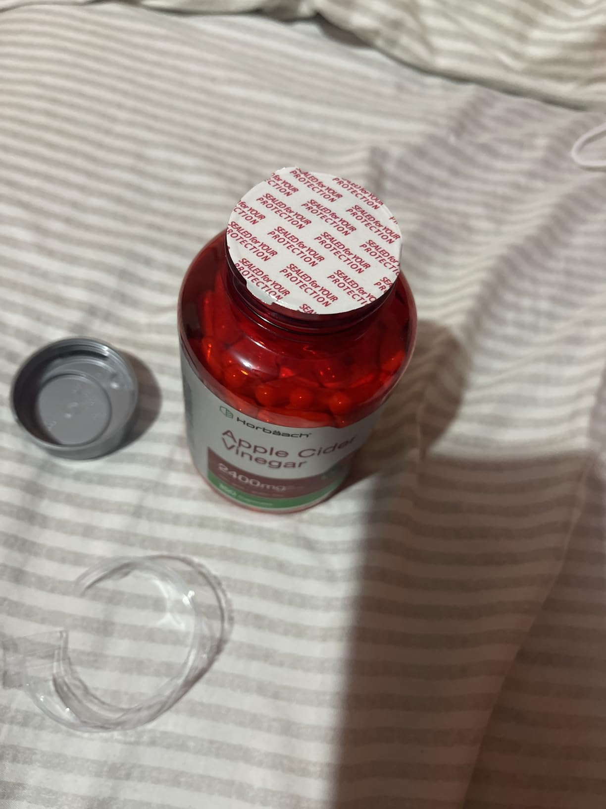 Horbäach Apple Cider Vinegar Capsules | 2400mg | 150 Count | Non-GMO, Gluten Free Supplement customer photo 2