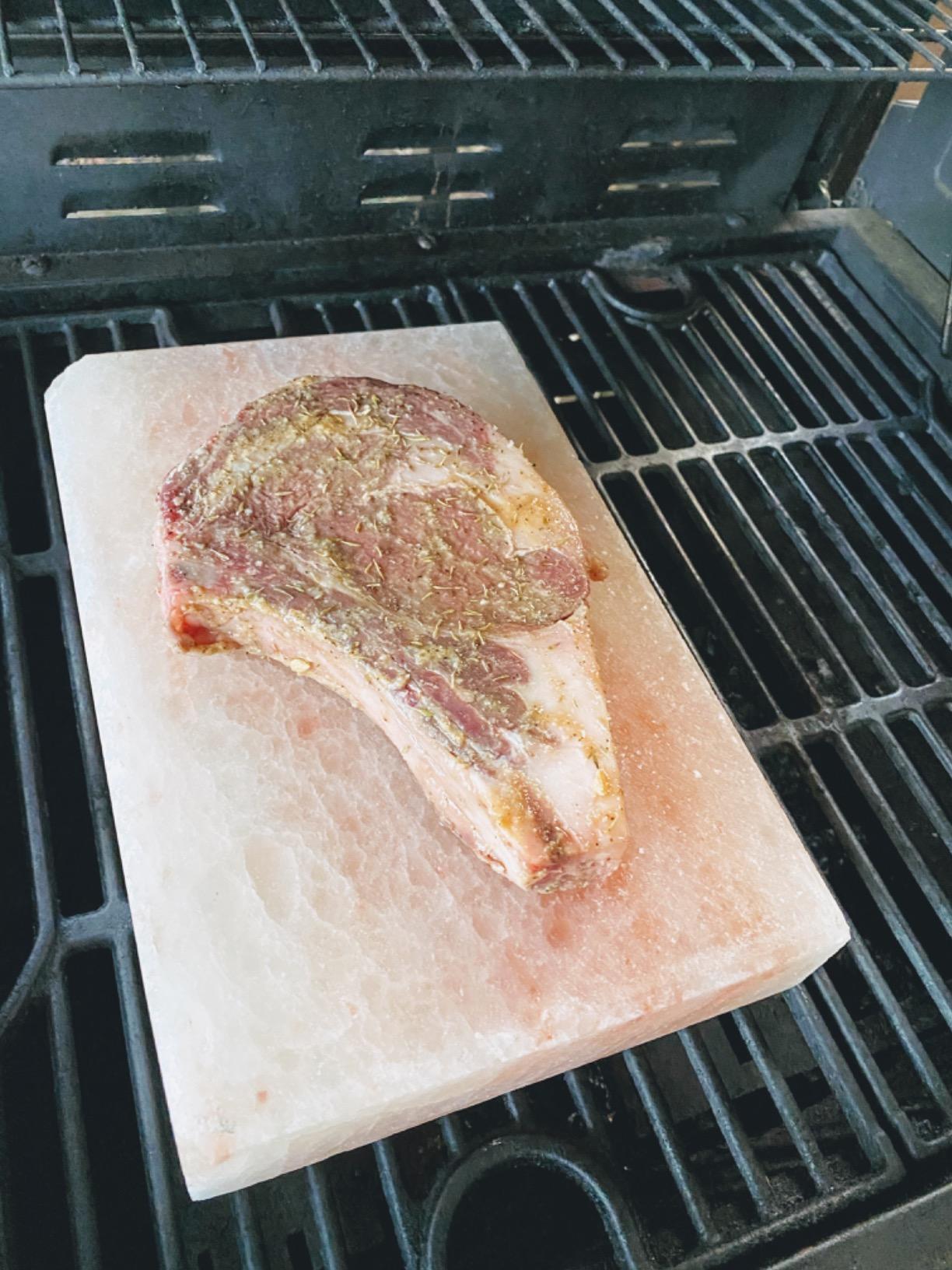 POHS 2 INCHES THICK Himalayan Salt Block For Grilling, Searing, Cooking, BBQ, Himalayan Salt Slab with Premium Quality Stainless Steel Holder 12x8x2 Inches customer photo 2