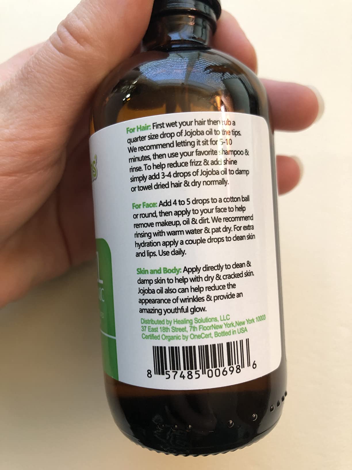 Healing Solutions Oils Organic Rosehip Seed Oil 1 oz, 100% Pure All Natural, Cold Pressed Serum for Face, Hair, Skin, Body & Nails, Rosa Mosqueta Essential Oil for Anti Aging, Scar, Acne & Skincare customer photo 1