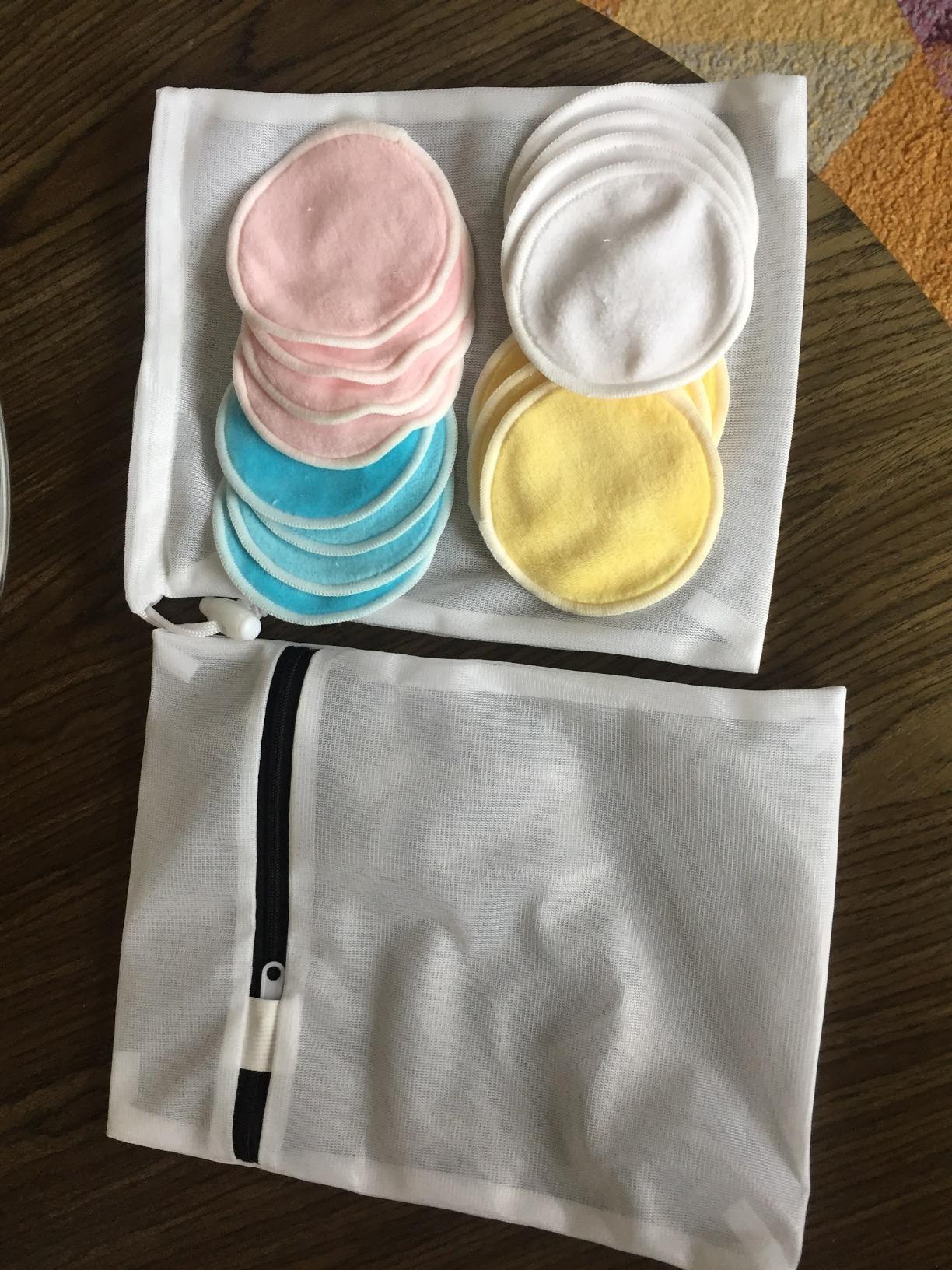 Reusable Makeup Remover Pads (16 Pack) with 2 Bags for Laundry & Storage, Reusable Bamboo Cotton Rounds, Eco-Friendly Reusable Cotton Pads for All Skin Types customer photo 2