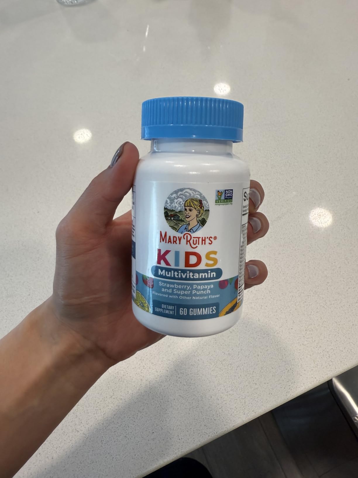 MARYRUTH'S Kids Vitamins Multivitamin Sugar Free | 2 Month Supply | Kids Multivitamin Gummies | Multivitamin for Kids | Vitamin D | Vitamin C | Zinc | Vegan | Non-GMO | Gluten Free | 60 Count customer photo 1
